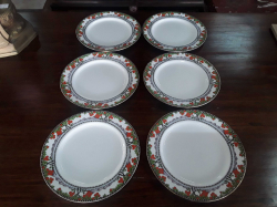 Set of 6 olesset water A ynsley art deco
