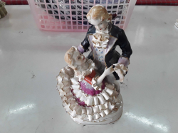 A porcelain figure