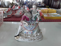 A porcelain figurines