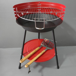 A brand new portable Charcoal BBQ Grill with accessories