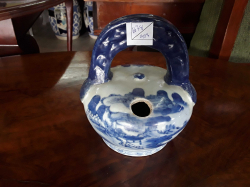 Nice Early 20th Century Genuine Chinese Porcelain Lime pot Hand Painted