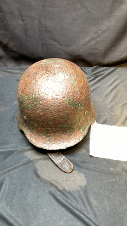 Genuine Very Rare SS WW2 German restored M-40  Helmet with Liner