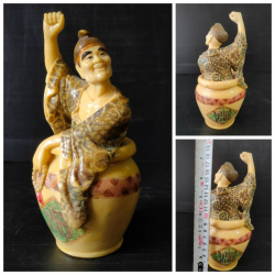 A netsuke sculpture of