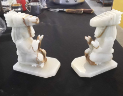 Pair of Onyx Bookends