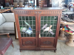 Antique Cabitnet with 1 key 35x105x123cm