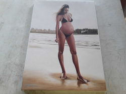 A Women oil painting on canvase 36x50 cm