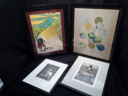 4x of Pictures framed