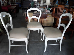 3 Ballroom back Chairs