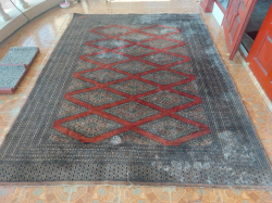 Pakistanis single Knott carpets. 250x185 cm