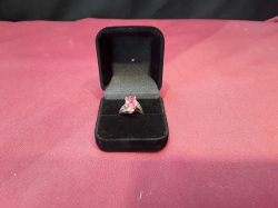 New Ladies 4 Carat Ruby 925 Silver Ring.