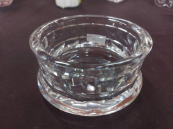 Lovely Lead Crystal Wine Bottle Coaster Signed Orrefors Made In Sweden