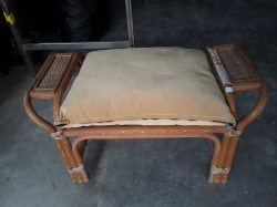 Rattan Stool with cushion