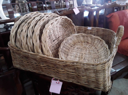 10x of Rattan basket