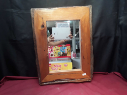 Mirror with Wooden Frame 