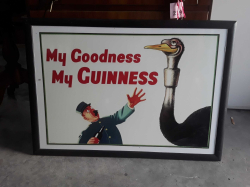 Large Guinness Vintage Advertising Sign