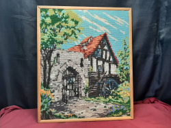 Tapestry Picture  with frame 
Ref.21 B.3 