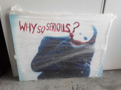 'Why So Serious ' Oil Painting 