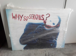 'Why So Serious ' Oil Painting
