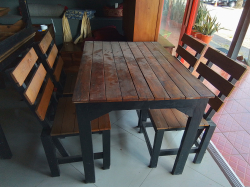 Wooden Table & 4 Chair