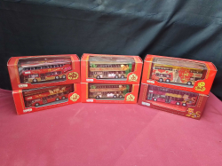 6x Model buses