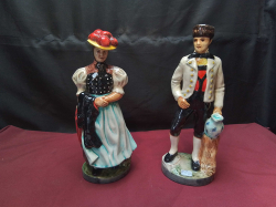A Pair of Ceramic Figure
