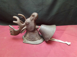 A Metal Deer Head Bell.