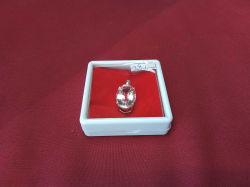 17.95 Carats Clear White Sapphire-915 Silver Pendant