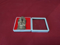 Antique Tin Khmer Style Buddhist Amulet