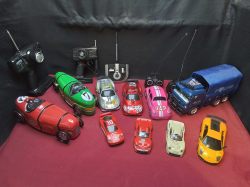 Tin Plate Cars and Remote 