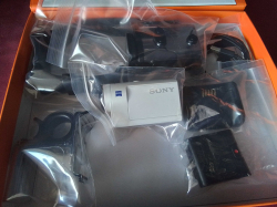 SONY Camcorder White HDR-AS300 (with Waterproof Case)
