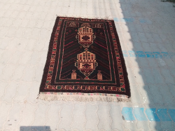 Russian Rare Antique Pray Rug
3