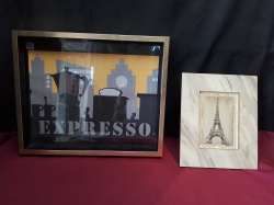 1 Display Picture and 1 picture Frame.