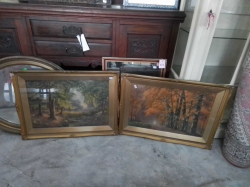 Pair Of 19Th Century Gilded Pictures Frame 