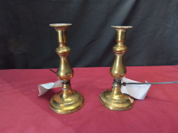A Pair of Brass Candle Sticks. Damage
Ref.20 B.8