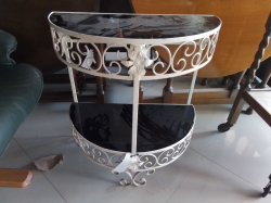Wrought Iron Hall Table 
W.31 L.62 H.65 cm.
Ref.205 B.8 