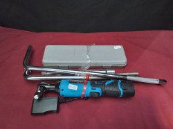4 Socket Bars And A Set of Small Sockets And Blectrie Bpanner