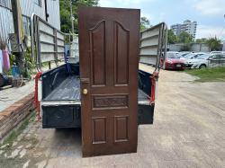 Teak Door.
W.79.5 H.200 cm.