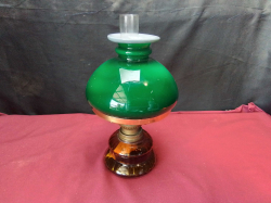 Green Oil Lamp. 