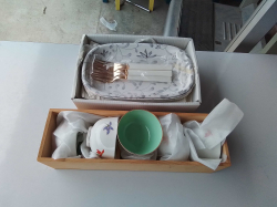 Japanese plates And Tea Cabs.