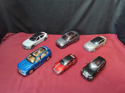 6x BMW Car Models.