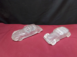 2x Frosted Glass Models Car.
