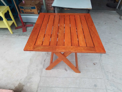 Teak Wood Outdoor Table. 
W.80 L.80 H.75 Cm.