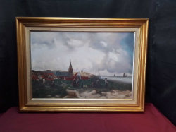 Painting with nice frames.
W.74 H.56 Cm.