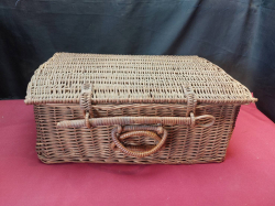 A Vintage English picnic basket