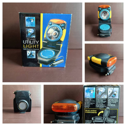 2 Boxes of 12 Volt Utility light with built in hazard compact for car (New in the box).