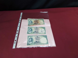 3x King Rama 9 Bank Note(1948-1968)