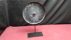 Cambodia Bronze  Mirror.W.19 Cm