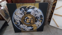 Chinese Gift Picture.
W.100 L.100 Cm.