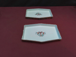A Pair of Chinese Plated with Stamped.