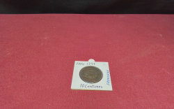A French 10 Centimes Coin Dated 1897 